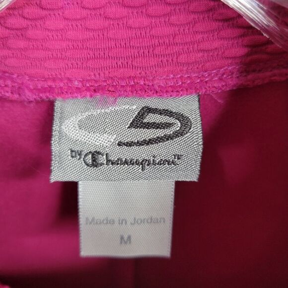 M CHAMPION full zip fuschia pink ACTIVE COAT ATHLEISURE JACKET mediu - Picture 6 of 15